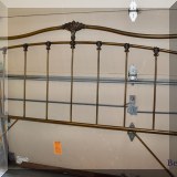F61. Metal king headboard.
